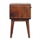 Homeroots 22" Brown Solid Wood One Drawer Nightstand 651606 - alternate 3