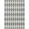 Homeroots 10' X 14' Gray And Ivory Geometric Washable Indoor Outdoor Area Rug 577048 - alternate 3