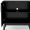 Homeroots 32in Black Wood Accent Cabinet 691679 - alternate 2