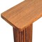 Homeroots 43in Brown Genuine Leather and Solid Wood Upholstered Bench 723437 - alternate 2
