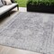 Homeroots 5' X 8' Plum Oriental Washable Indoor Outdoor Area Rug 607615 - alternate 1