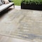 Homeroots 5' X 8' Ivory And Beige Abstract Washable Indoor Outdoor Area Rug 609203 - alternate 1