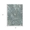 Homeroots 5' X 8' Sky Blue And Gray Geometric Washable Indoor Outdoor Area Rug 631402 - alternate 2