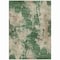 Homeroots 9' X 12' Fern Green And Beige Abstract Washable Indoor Outdoor Area Rug 630685 - alternate 2