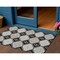 Homeroots 3' X 5' Black And Silver Floral Washable Indoor Outdoor Area Rug 610739 - alternate 1