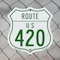 Signmission Route Marker Shield Sign Us 420, 6 Inch X 6 Inch, Plastic Sign SHI-P-6-477 - alternate 3