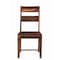 Homeroots Set of Two Dark Brown Solid Wood Ladder Back Dining Side Chairs 522049 - alternate 3