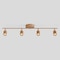 Vidalite Shura Warm Brown 4-Light Track Light with Rotatable Heads, Integrated LED, 3000k, 2240 Lumen CE1059868 - alternate 1