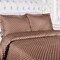 Homeroots Taupe Queen Cotton Blend 600 Thread Count Washable Duvet Cover Set 528126 - alternate 3