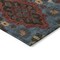 Homeroots 3' X 5' Denim Blue Brick Red And Brown Oriental Washable Indoor Outdoor Area Rug 597680 - alternate 3
