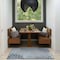 Homeroots 3' X 5' Navy Blue And Gray Floral Indoor Outdoor Area Rug 572366 - alternate 3