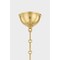 Hudson Valley Lighting Painted No. 1 Pendant in Aged Brass/Off-White by Mark D. Sikes MDS300L-AGB/OW - alternate 5