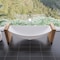 Alfi Brand White Matte 79in Acrylic Suspended Wall Mounted Hammock Bathtub HammockTub1-WM - alternate 1
