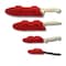 Blade Guard Knife Blade Protective Edge Guard Case for Cutlery 4PK Set Red 2755 - alternate 1