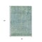 Homeroots 8' X 10' Teal Blue And Ivory Abstract Washable Indoor Outdoor Area Rug 631074 - alternate 2