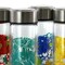 Gibson Home Glasselle 4 Piece 13 Ounce Glass Decorated Hydration Bottle Set in Assorted Colors 113236.01 - alternate 4