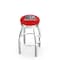 Holland Bar Stool Co 25" Chrome Alabama Swivel Bar Stool, Accent Ring L8C3C25AL-Ele - alternate 1