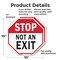 Signmission Stop Not an Exit, 10 inch X 10 inch, Aluminum Metal Signs, 2PK OC-A-2PACK-10-268 - alternate 2