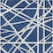 Homeroots 3' X 5' Navy Blue And Ivory Geometric Washable Indoor Outdoor Area Rug 600474 - alternate 2