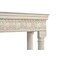 Homeroots 70in White Floral Solid Wood Solid Wood Storage Bench with Flip Top 635822 - alternate 3