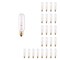 Bulbrite Incandescent T6 Candelabra Screw Base E12 Light Bulb, 25 Watt, Clear, 25PK 861224 - alternate 1