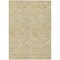 Homeroots 3' X 5' Gold And Beige Floral Washable Indoor Outdoor Area Rug 594623 - alternate 3