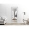 Sartodoors Solid French Door Clear Glass, Lucia 2666 White Silk and Aluminum Strips, Single Regular Panel Fra LUCIA2666ID-WS-36 x 80 - alternate 2