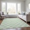 Homeroots 9' X 12' Mint Green And Ivory Polka Dot Washable Indoor Outdoor Area Rug 614921 - alternate 3