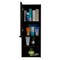 Homeroots 12" Black Wood Floating Single Door Bathroom Vanity And Medicine Cabinet 543607 - alternate 2