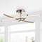 Jonathan Y Crucis 31.5" Modern Metal Integrated LED Semi Flush Mount, Gold JYL7031B - alternate 2