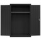 Sandusky Lee Wardrobe Storage Cabinet, 72 in H, 46 in W, 24 in D, Recessed Pull, Keyed, Black, 1 Shelves EAWR462472-09 - alternate 1
