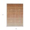 Homeroots 9' X 12' Copper And Beige Ombre Washable Indoor Outdoor Area Rug 595827 - alternate 5