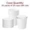 Smarty Had A Party 16 oz Squat Paper Soup Cups with Paper Lids, 500PK 616PLCS-CASE - alternate 2
