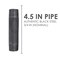 Stz Industries 3/4 in. MIP each X 3/4 in. D MIP Black Steel 4-1/2 in. L Nipple 300UP34X412 - alternate 2