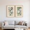 Homeroots Set Of Two Cascading Beauties Gold Framed Wall Art, 2PK 649158 - alternate 2