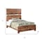 Homeroots Chestnut Live Edge Solid Wood Queen Bed Frame 521071 - alternate 2