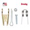 Mytee Products Crosby S-4320 Replacement Steel Hook Latch Kit 1096325 for 3/4-1 Ton WLL Hooks RLK-1T-CR - alternate 3