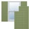 Ekena Millwork True Fit PVC Horizontal Slat Framed Modern Style Fixed Mount Shutters, Moss Green, 18W x 42H, PR TFP001HF18X042MG - alternate 1