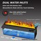 Edendirect 46 in.Smart Freestanding Electric Fireplace Inserts with APP Control in Black, Water Vapor Fireplace ZR-BLD120 - alternate 4
