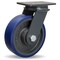 Hamilton Extended Service Swivel Caster, 8" x 3" Ergo-Glide Polyurethane (85A) on Cast Iron Wheel S-ES-83SPB - alternate 1