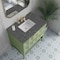 James Martin Vanities Emmeline 36'' Single Vanity, Pistachio w/ 3 CM Parisien Bleu Top D100-V36-PST-3PBL - alternate 2