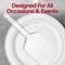 Smarty Had A Party Clear Disposable Plastic Large Serving Spatulas (48 Spatulas), 48PK 2653-CASE - alternate 4