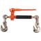Mytee Products 4PK 3/8in-1/2in Folding Handle Ratchet Load Binder w/ Grab Hook 12,000 lb WLL, 4PK CBRS-FH38-SOx4 - alternate 5