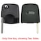Aks Keys 1997 - 2006 Audi Flip Key Shell  Round Head / NON Chip FS-AUDI-01 - alternate 1