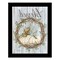 Homeroots Blessed Wreath Black Framed Print Wall Art 529982 - alternate 2