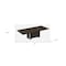 Homeroots Seven Piece Gray Solid Wood Dining Set with Six Chairs 366370 - alternate 3