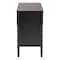 Baxton Studio Lucera Mid-Century Black Bobbin Wood 6-Drawer Dresser 257-14128-ZORO - alternate 2