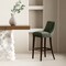 Manhattan Comfort Beever Chenille Wood Upholstered Barstool in Forest Green BS027-GR - alternate 3