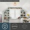 Vaxcel Shelby Semi-Flush Mount Ceiling Light, Champagne Gold, White Marble Glass Dome, 9.25-In. C0369 - alternate 3