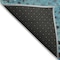 Homeroots 3' X 5' Blue Terra Cotta And Black Abstract Washable Indoor Outdoor Area Rug 603083 - alternate 2
